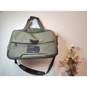 Samsonite Olive Green Travel Duffel Bag Carry-On Shoulder‎ Strap Organizer